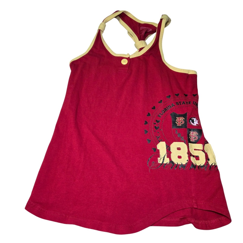 Florida State University Seminoles FSU 1851 Red RacerBack Tank Top Womens Medium